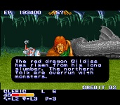 une photo d'Ã©cran de The King of Dragons sur Nintendo Super Nes